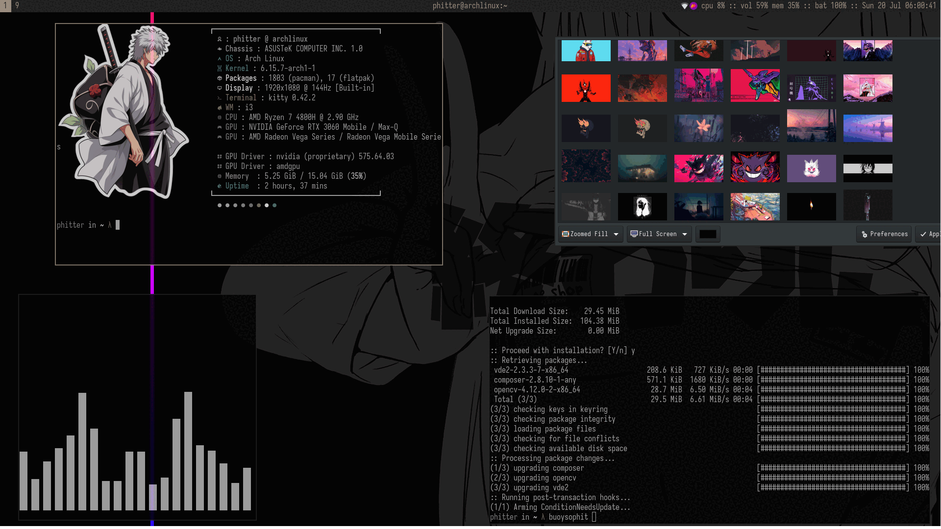 Archlinux config Desktop i3-wm